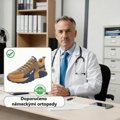 Ortopedická obuv Renmiix® | Ergonomicky tvarovaná, měkká a pohodlná, zmírňuje únavu nohou po dlouhém dni.