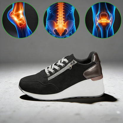Dámská volnočasová obuv Slancks® | Pohodlné tenisky – Ergonomicky tvarovaná lékařská ortopedická obuv s oporou klenby pro účinnou úlevu od bolesti nohou.