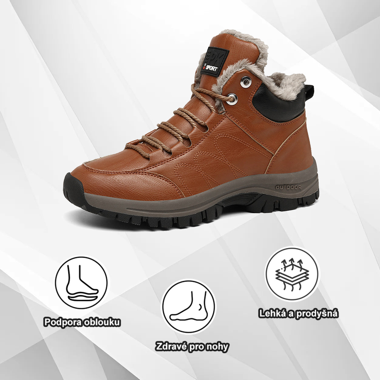 (🔥Dnes sleva 50 % – vezměte si to!) Prémiová stylová ortopedická obuv 👞 – Ergonomický design pro úlevu od bolesti