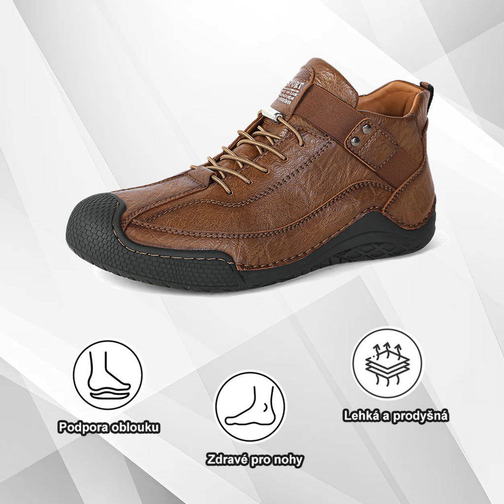 🔥50% sleva dnes – Získejte ji hned teď! | Prémiová módní kožená obuv | Ergonomický design | Ortopedická a proti bolesti