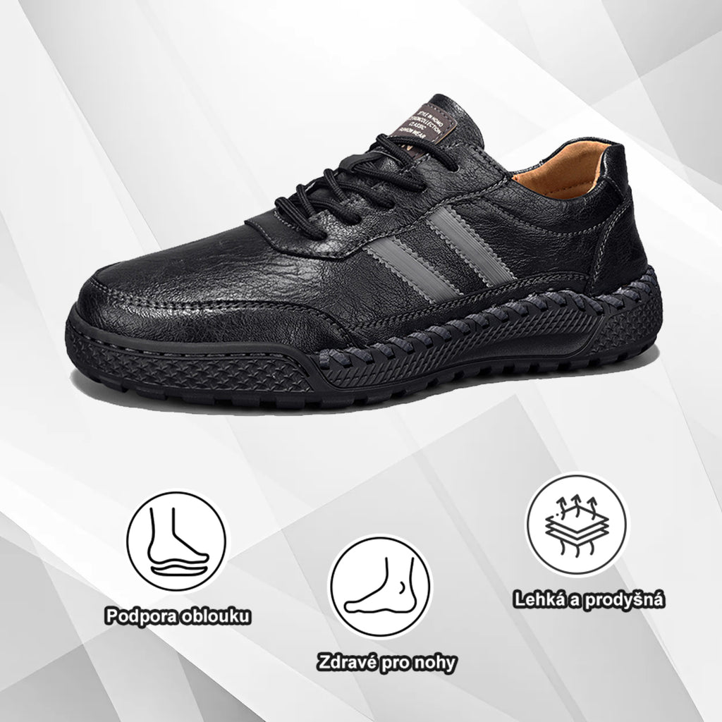 (🔥Dnes sleva 50 % – vezměte si to!) Prémiová stylová ortopedická obuv 👞 – Ergonomický design pro úlevu od bolesti