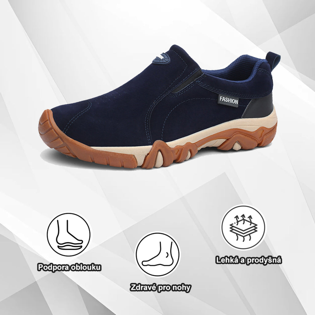 🔥Dnes sleva 50 % – vezměte si to| Prémiová stylová ortopedická obuv 👞 – Ergonomický design pro úlevu od bolesti