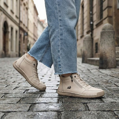 (🔥 50% sleva – Nenechte si ji ujít!) Vybraná obuv z telecí kůže – ortopedické boty – 👞 – odolné, protiskluzové a nepromokavé (podpora klenby, úleva od bolesti, unisex)