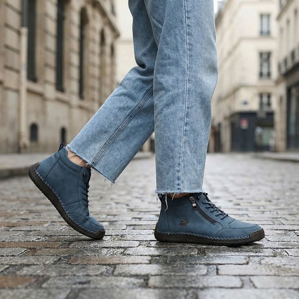 (🔥 50% sleva – Nenechte si ji ujít!) Vybraná obuv z telecí kůže – ortopedické boty – 👞 – odolné, protiskluzové a nepromokavé (podpora klenby, úleva od bolesti, unisex)