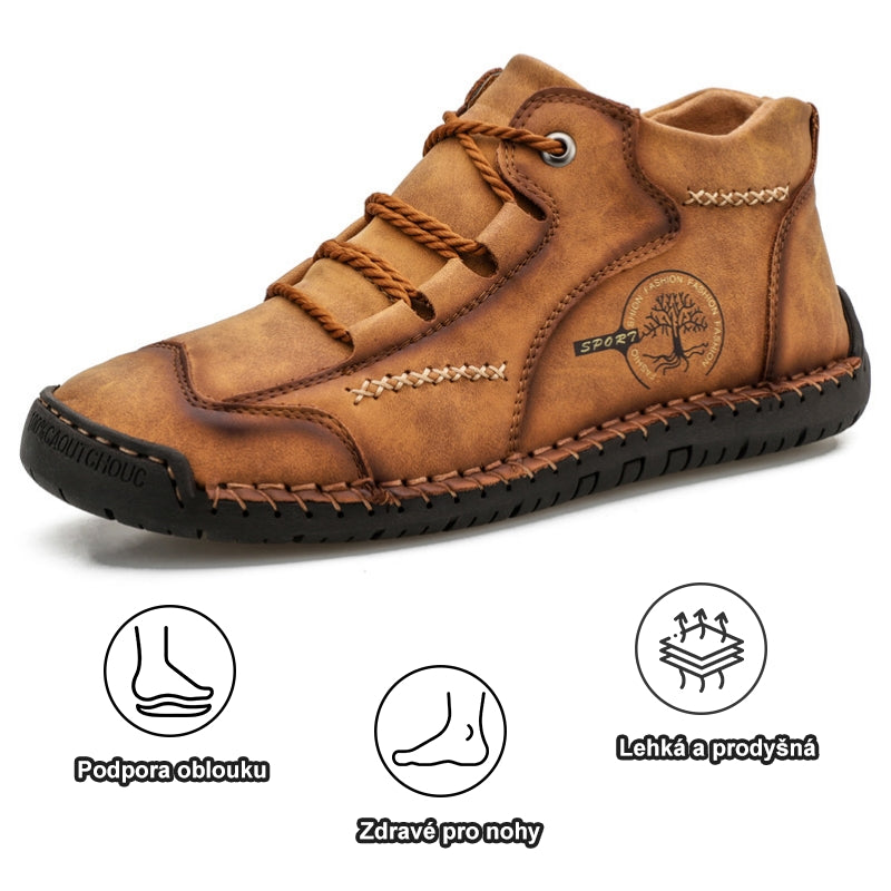 🔥dnes sleva 50 % - nenechte si ji ujít ⏰-SLANCKS® Měkké a pohodlné italské ručně vyráběné kožené boty - Ergonomický design