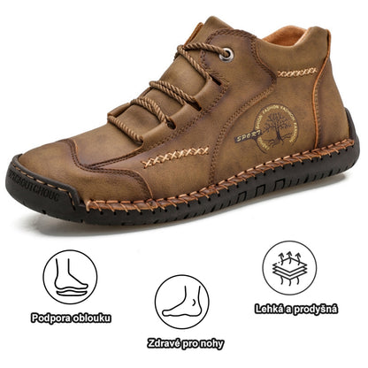 🔥dnes sleva 50 % - nenechte si ji ujít ⏰-Renmiix® Měkké a pohodlné italské ručně vyráběné kožené boty - Ergonomický design