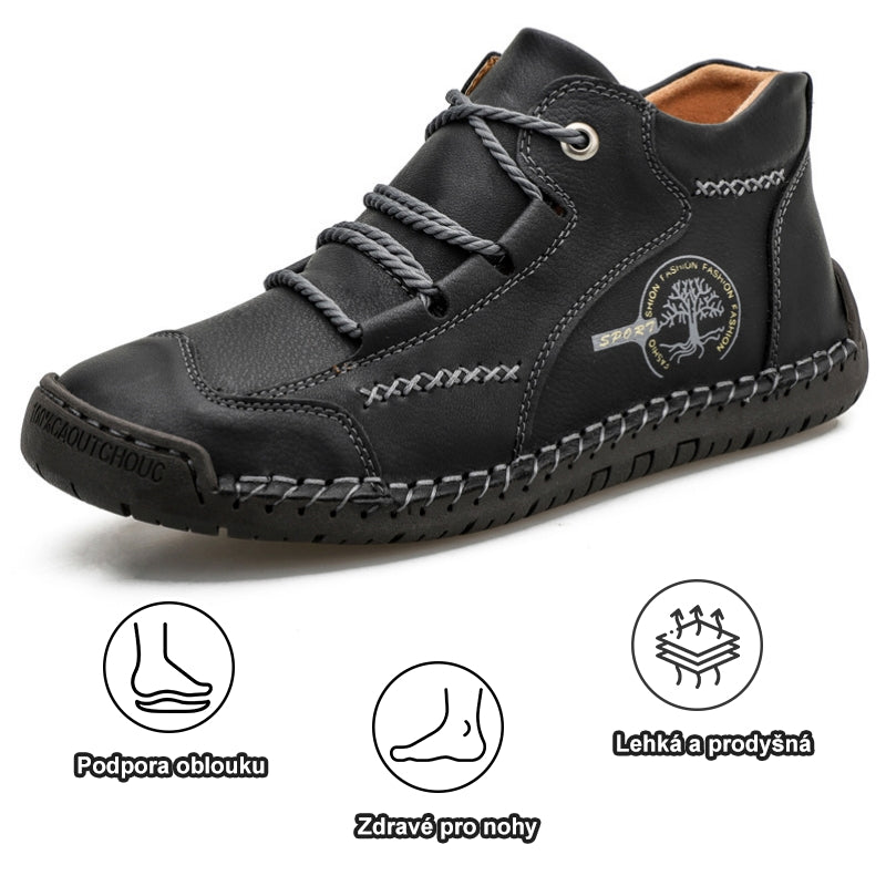 🔥dnes sleva 50 % - nenechte si ji ujít ⏰-SLANCKS® Měkké a pohodlné italské ručně vyráběné kožené boty - Ergonomický design