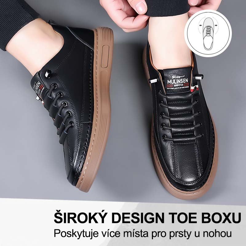 🔥Dnes sleva 50 % – vezměte si to|Prémiová stylová ortopedická obuv 👞 – Ergonomický design pro úlevu od bolesti
