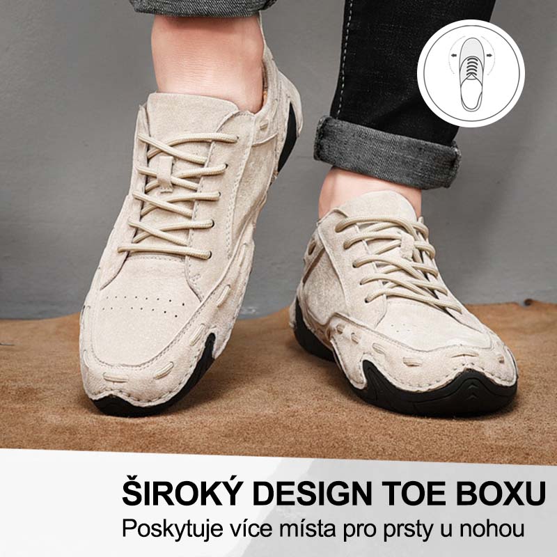 (🔥Dnes sleva 50 % – vezměte si to!) Prémiová stylová ortopedická obuv 👞 – Ergonomický design pro úlevu od bolesti