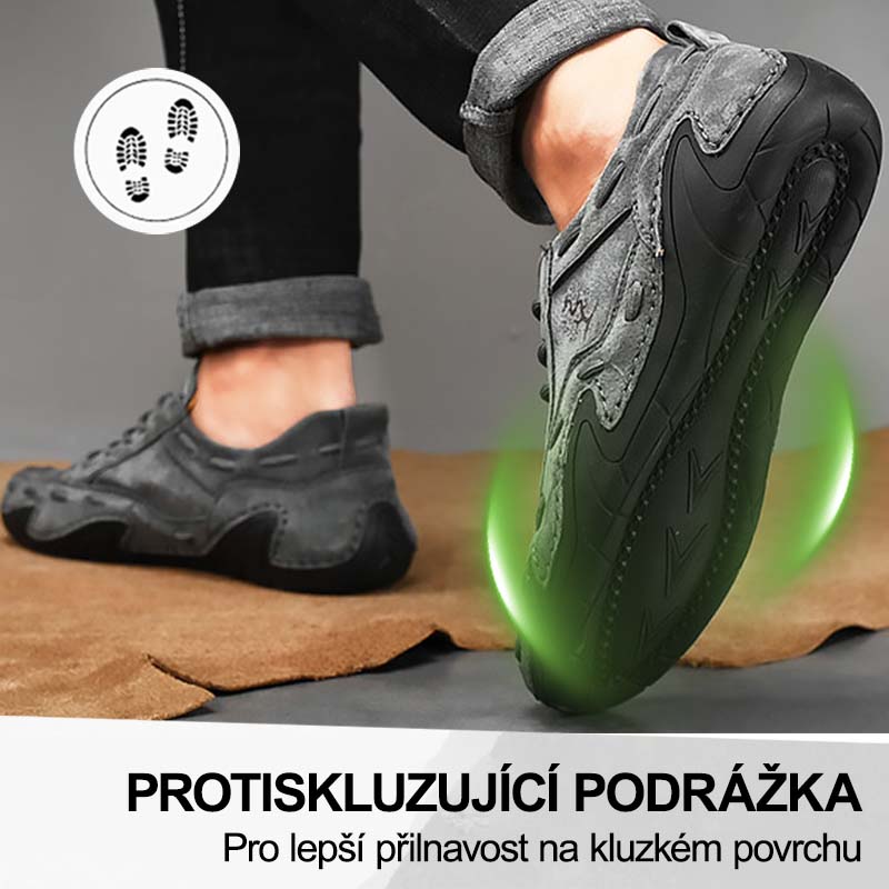(🔥Dnes sleva 50 % – vezměte si to!) Prémiová stylová ortopedická obuv 👞 – Ergonomický design pro úlevu od bolesti