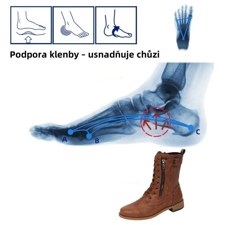 Ergonomické boty Slancks® - Vysoce kvalitní kůže  Ručně šité vysoké kozačky