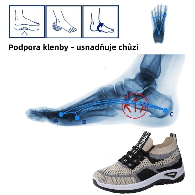 🔥Dnes za poloviční cenu – Nenechte si to ujít! | Ergonomická ortopedická obuv Slancks® – Snadno se zbavte bolesti nohou 👞 Usnadněte si chůzi