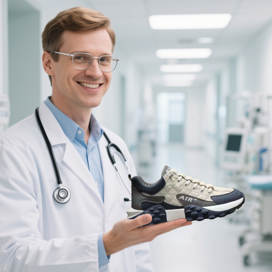 Ortopedická obuv Renmiix® | Ergonomicky tvarovaná, měkká a pohodlná, zmírňuje únavu nohou po dlouhém dni.