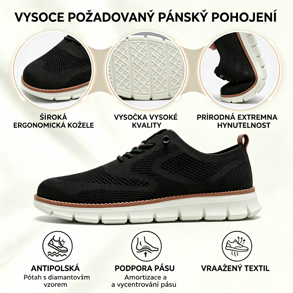 🔥 Dnešní speciální nabídka: sleva 50 %! ⏰ Prodyšné a protiskluzové mokasíny! S oporou klenby a polstrovanou mezipodešví se rozlučte s bolestí nohou.