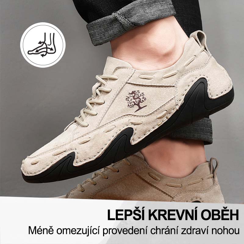 (🔥Dnes sleva 50 % – vezměte si to!) Prémiová stylová ortopedická obuv 👞 – Ergonomický design pro úlevu od bolesti