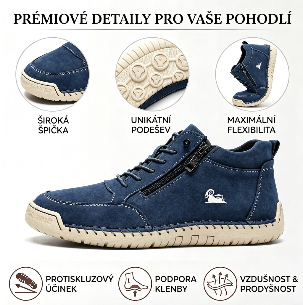 🔥 50% sleva – Nenechte si ji ujít| Vybraná obuv z telecí kůže – ortopedické boty – 👞 – odolné, protiskluzové a nepromokavé |podpora klenby, úleva od bolesti, unisex