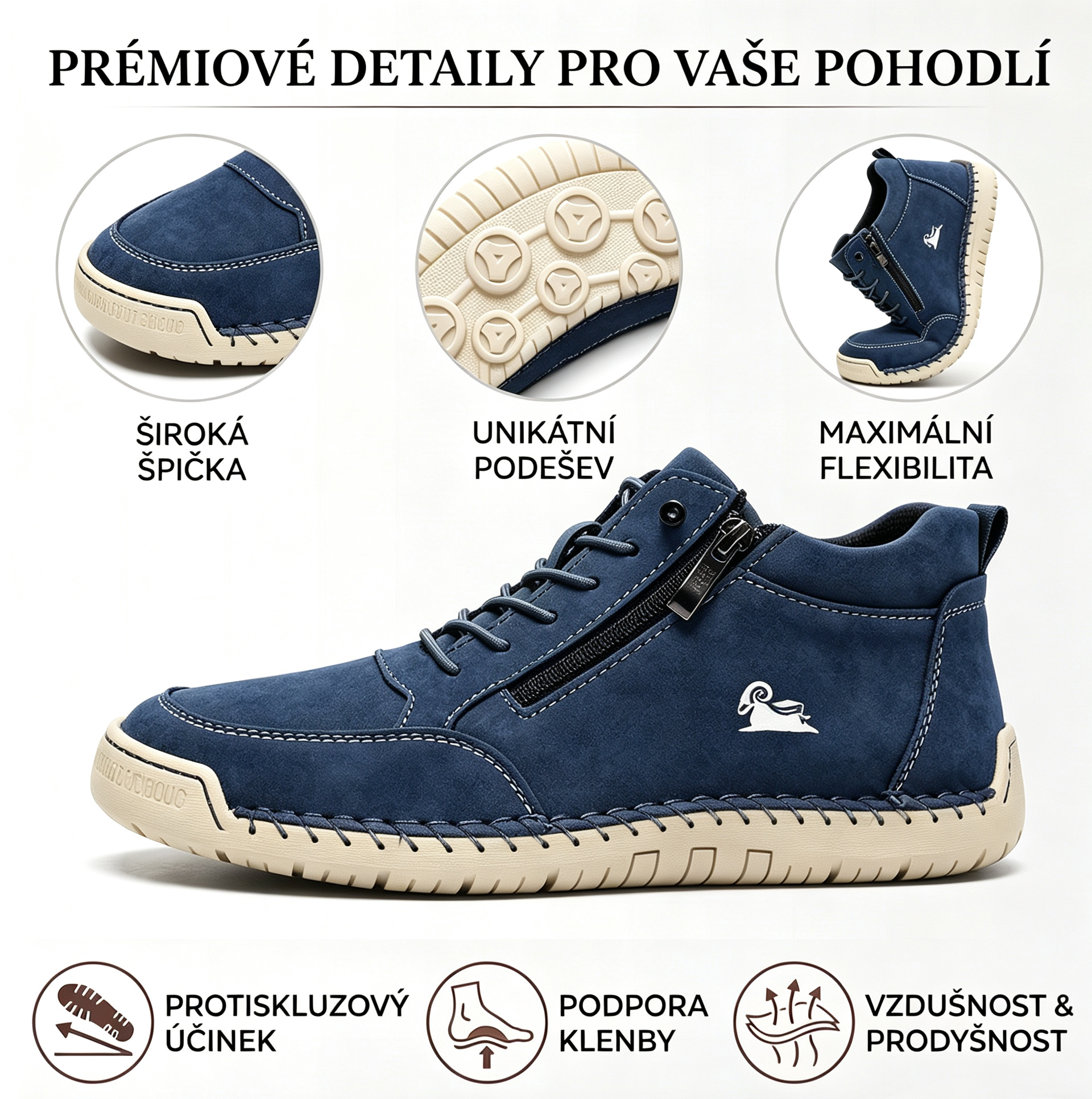 🔥 50% sleva – Nenechte si ji ujít| Vybraná obuv z telecí kůže – ortopedické boty – 👞 – odolné, protiskluzové a nepromokavé |podpora klenby, úleva od bolesti, unisex