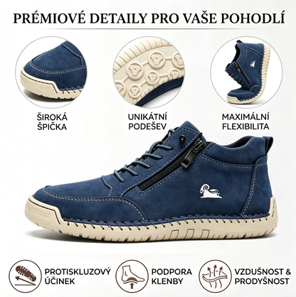 🔥 50% sleva – Nenechte si ji ujít| Vybraná obuv z telecí kůže – ortopedické boty – 👞 – odolné, protiskluzové a nepromokavé |podpora klenby, úleva od bolesti, unisex