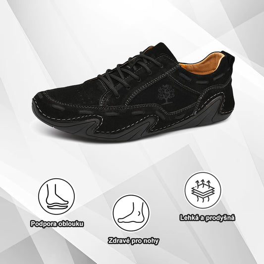 (🔥Dnes sleva 50 % – vezměte si to!) Prémiová stylová ortopedická obuv 👞 – Ergonomický design pro úlevu od bolesti