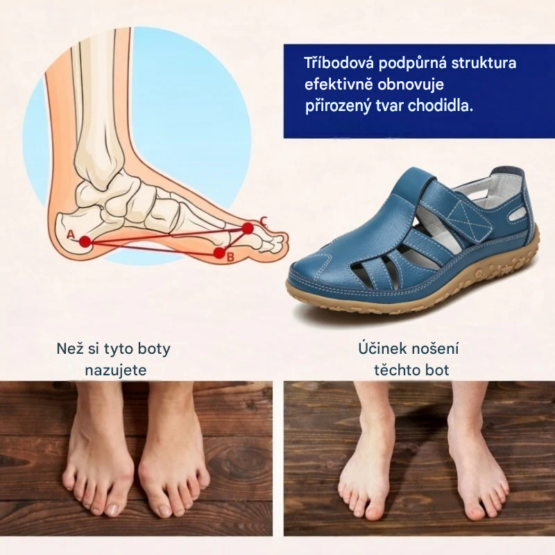 🔥 Časově omezená sleva 50 %! Letní ortopedické sandály – ergonomické, pohodlné a prodyšné pro úlevu od bolesti. ✅