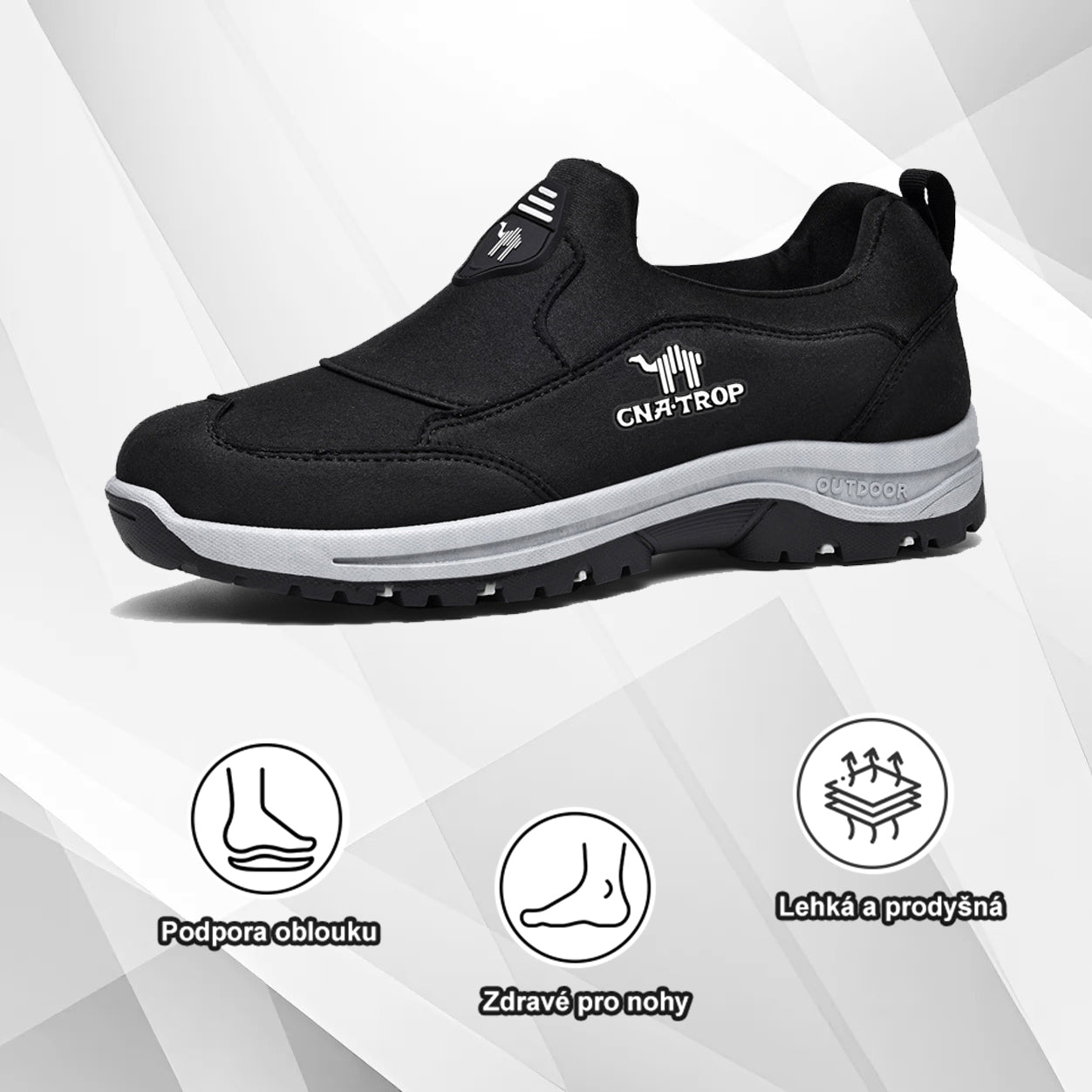 (🔥Dnes sleva 50 % – vezměte si to!) Prémiová stylová ortopedická obuv 👞 – Ergonomický design pro úlevu od bolesti