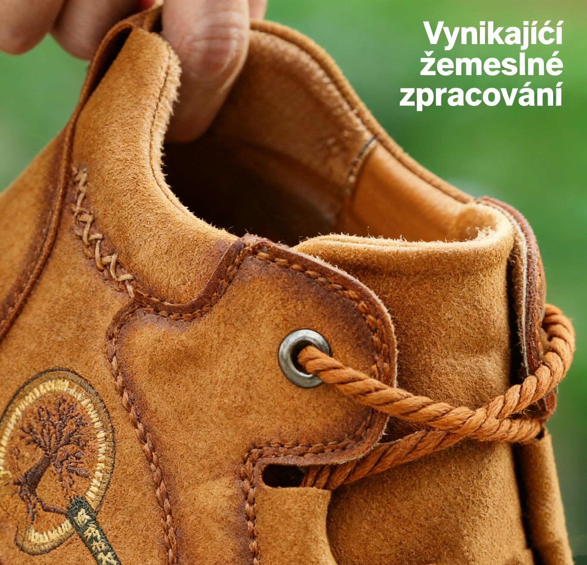Slancks® | Vyrobeno z prvotřídní telecí kůže | Podložka pro podporu klenby | Uvolňuje tlak na chodidla během dlouhých procházek!