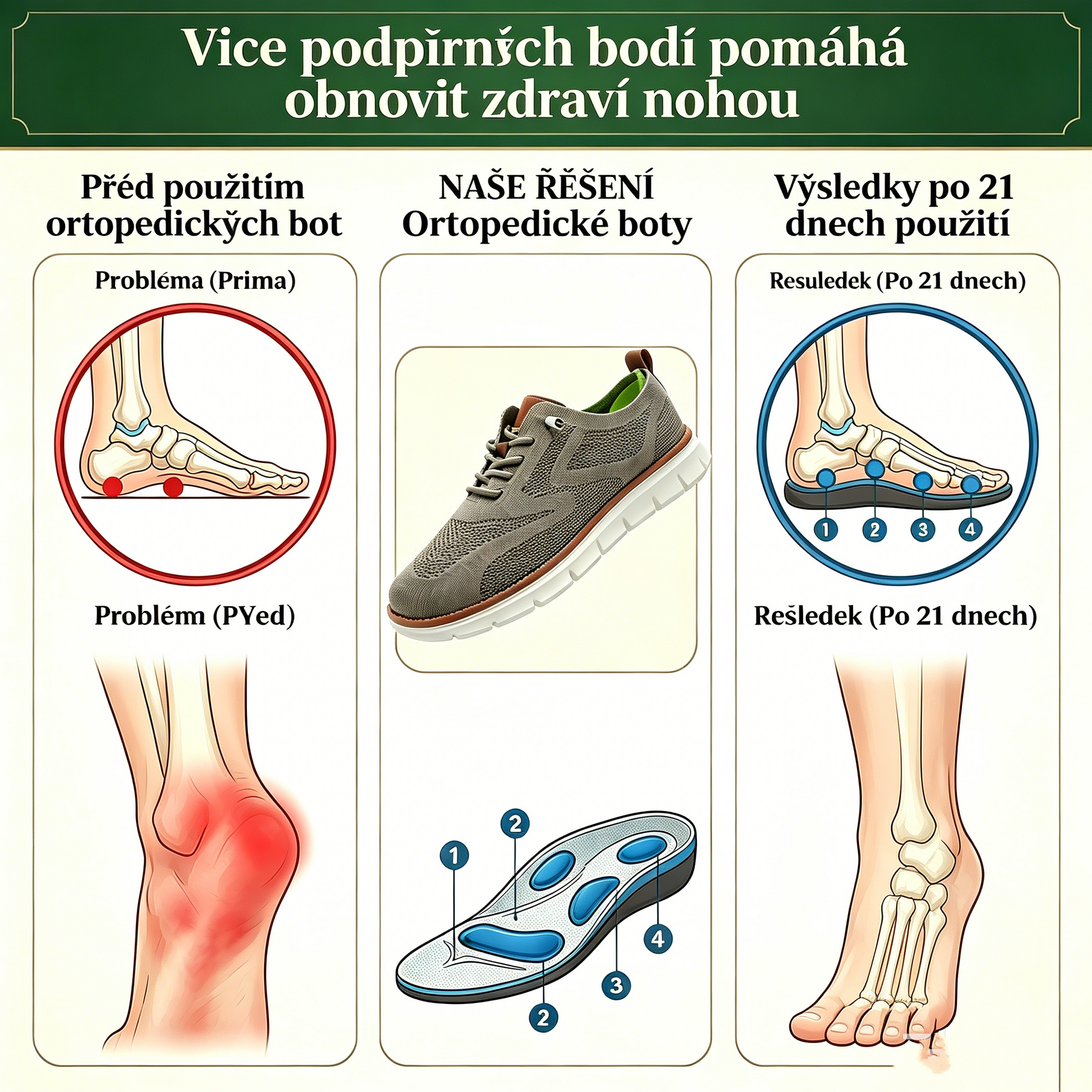 🔥 Dnešní speciální nabídka: sleva 50 %! ⏰ Prodyšné a protiskluzové mokasíny! S oporou klenby a polstrovanou mezipodešví se rozlučte s bolestí nohou.