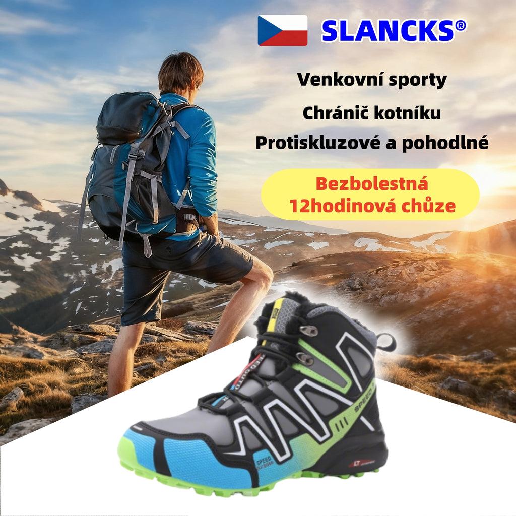 Slancks® | Unisex zimní outdoorová obuv: Ergonomicky navržená pro úlevu od bolesti zad, kloubů a nohou.