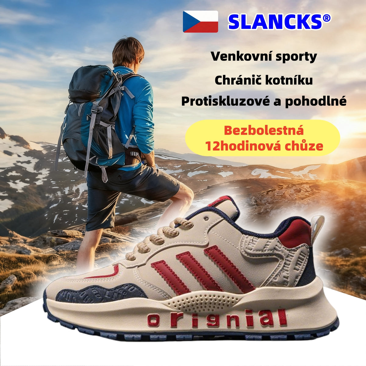 50% sleva | Slancks® | Nejoblíbenější vycházková obuv letošního roku: pohodlná pro celodenní chůzi