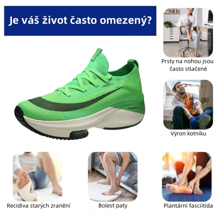 Ortopedické běžecké boty Slancks® | Pohodlné, lehké a protiskluzové | Poskytují oporu klenby a zmírňují bolest