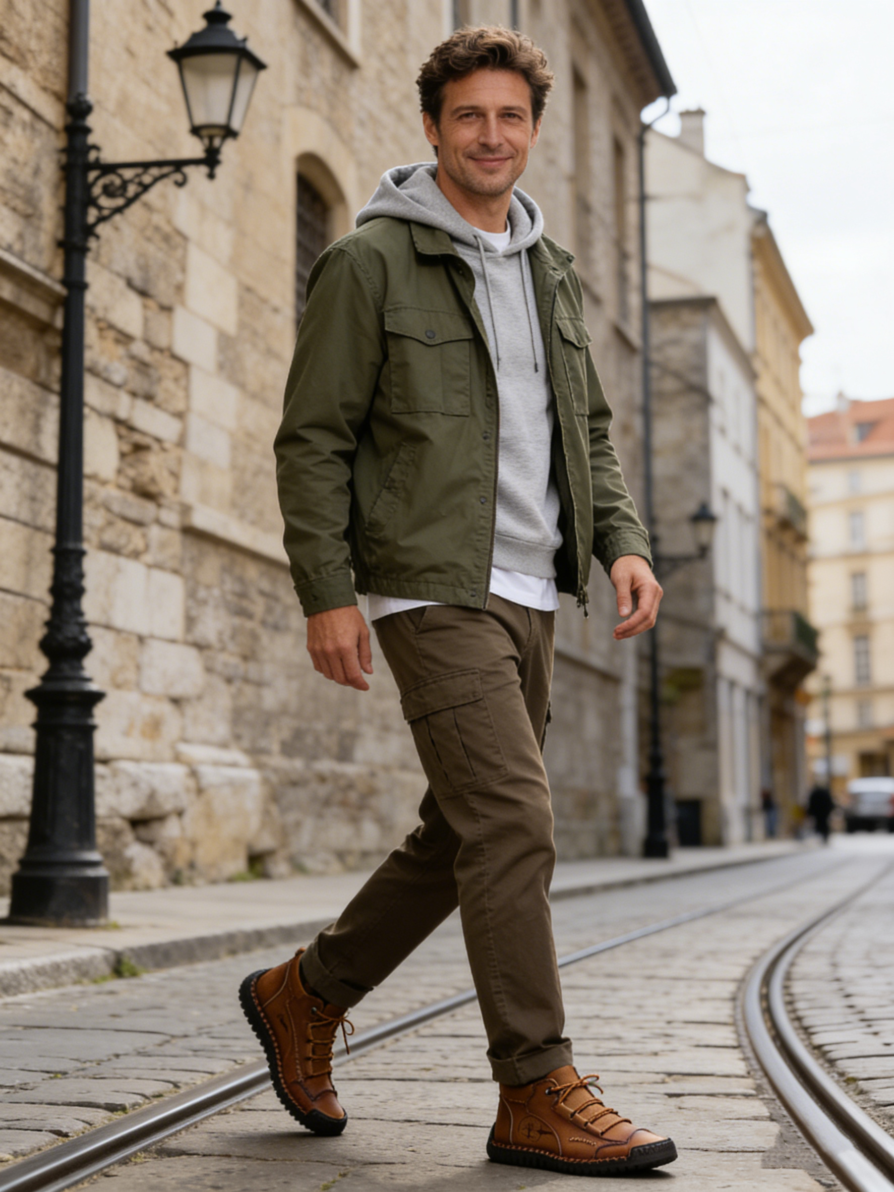 ⏰ Dnes sleva 50 % — Nenechte si to ujít! 🐂 Nová pánská ortopedická obuv vyrobená z hovězí kůže, voděodolná a protiskluzová, 🦶 účinná při úlevě od bolesti nohou.