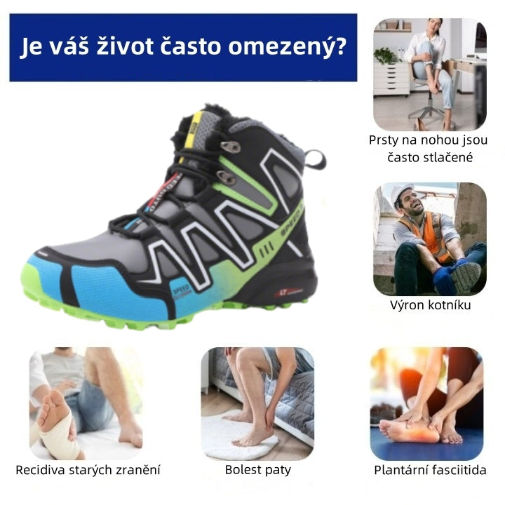 Slancks® | Unisex zimní outdoorová obuv: Ergonomicky navržená pro úlevu od bolesti zad, kloubů a nohou.