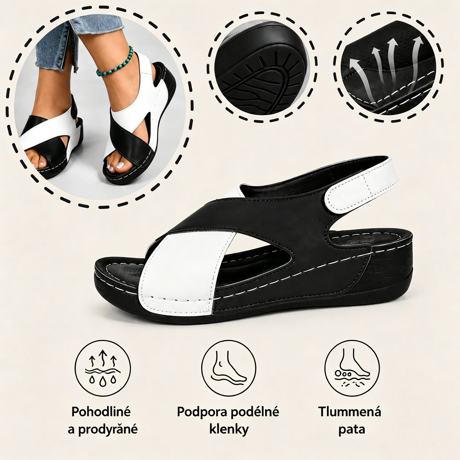 🎉50% sleva dnes - nenechte si to ujít! ⏰ Ergonomická ortopedická obuv s oporou klenby 👞 Snadno ulevuje od bolesti nohou