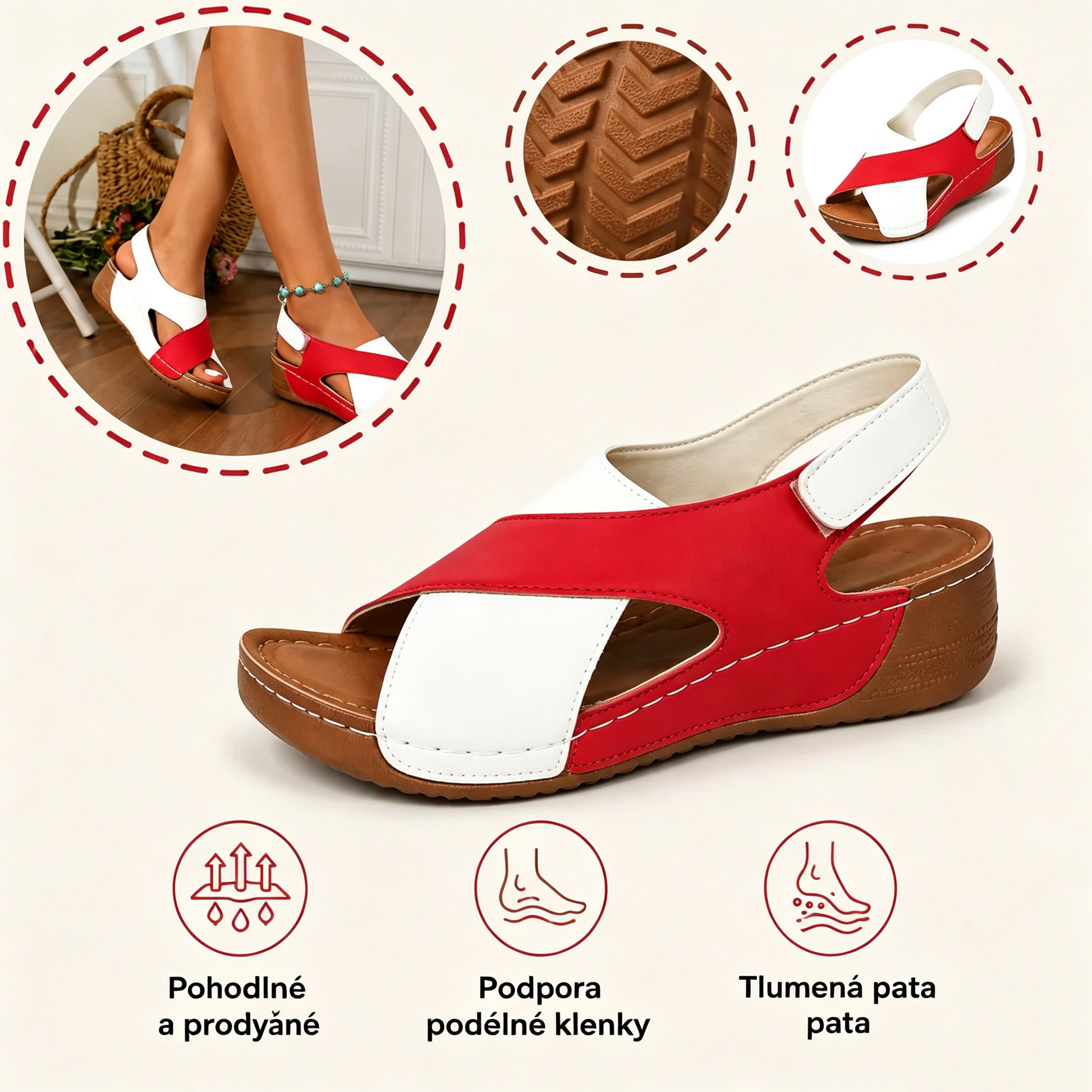 🎉50% sleva dnes - nenechte si to ujít! ⏰ Ergonomická ortopedická obuv s oporou klenby 👞 Snadno ulevuje od bolesti nohou
