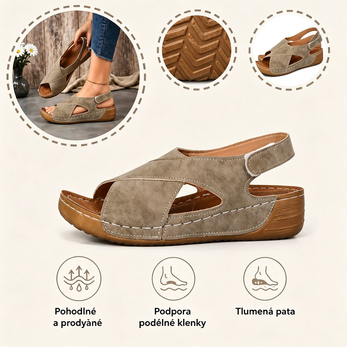 🎉50% sleva dnes - nenechte si to ujít! ⏰ Ergonomická ortopedická obuv s oporou klenby 👞 Snadno ulevuje od bolesti nohou