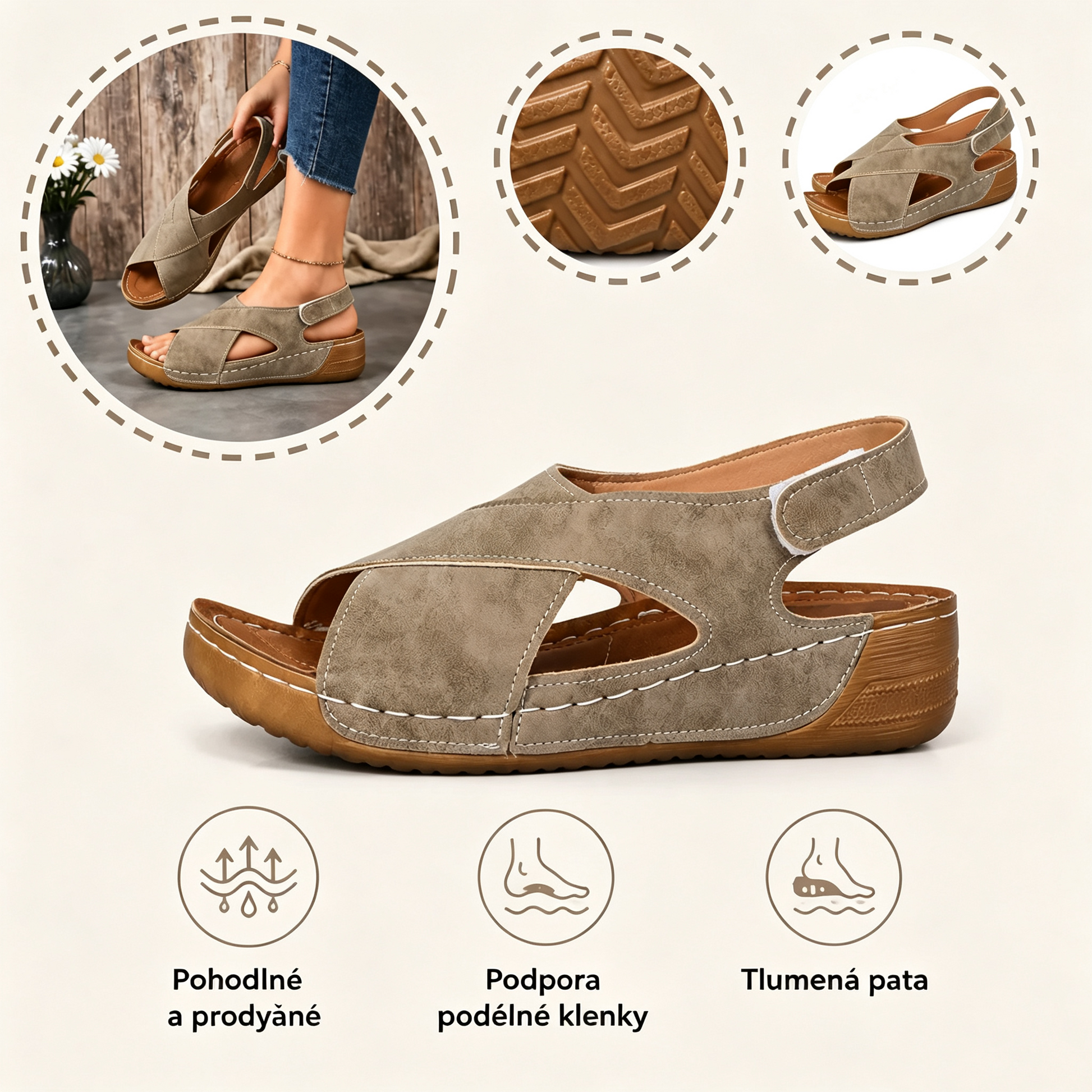🎉50% sleva dnes - nenechte si to ujít! ⏰ Ergonomická ortopedická obuv s oporou klenby 👞 Snadno ulevuje od bolesti nohou