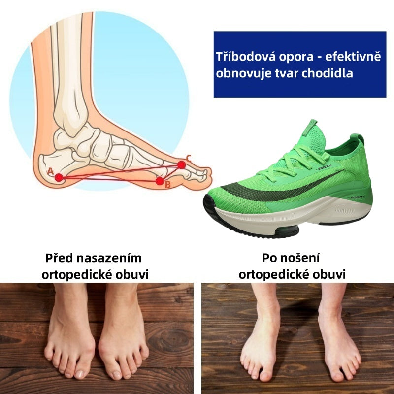 Ortopedické běžecké boty Slancks® | Pohodlné, lehké a protiskluzové | Poskytují oporu klenby a zmírňují bolest