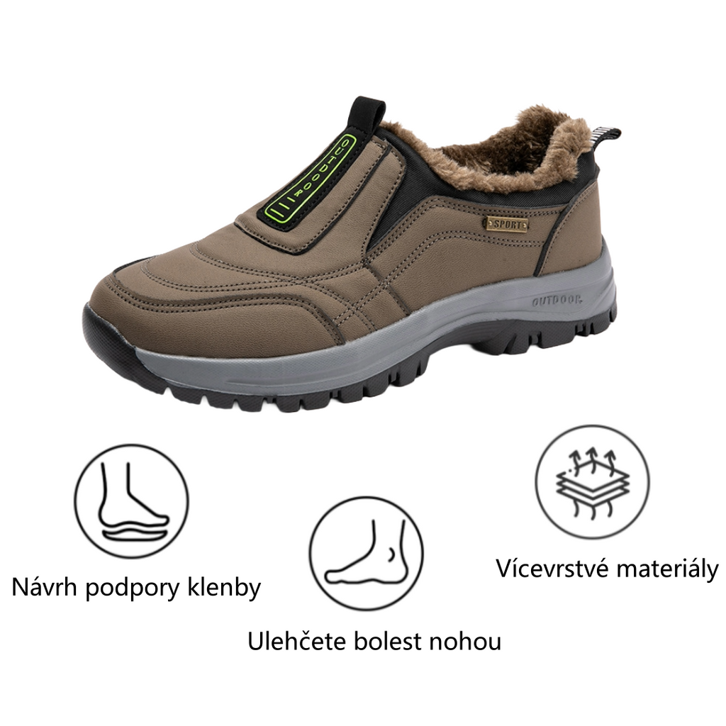 Slancks® | Ergonomicky tvarovaná ortopedická obuv | Plyšová podšívka pro úlevu od bolesti nohou, zad a kloubů | Unisex