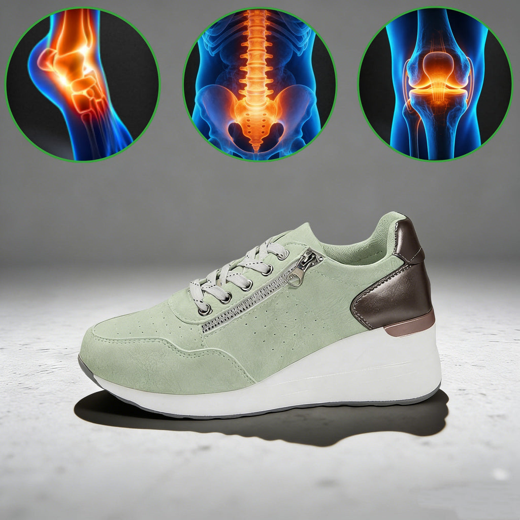 Dámská volnočasová obuv Slancks® | Pohodlné tenisky – Ergonomicky tvarovaná lékařská ortopedická obuv s oporou klenby pro účinnou úlevu od bolesti nohou.
