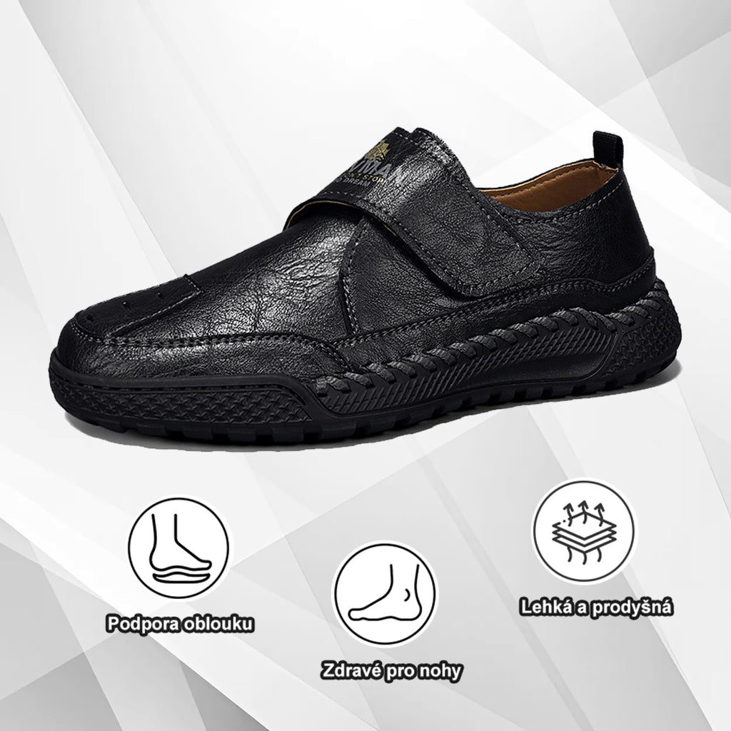(🔥Dnes sleva 50 % – vezměte si to!) Prémiová stylová ortopedická obuv 👞 – Ergonomický design pro úlevu od bolesti