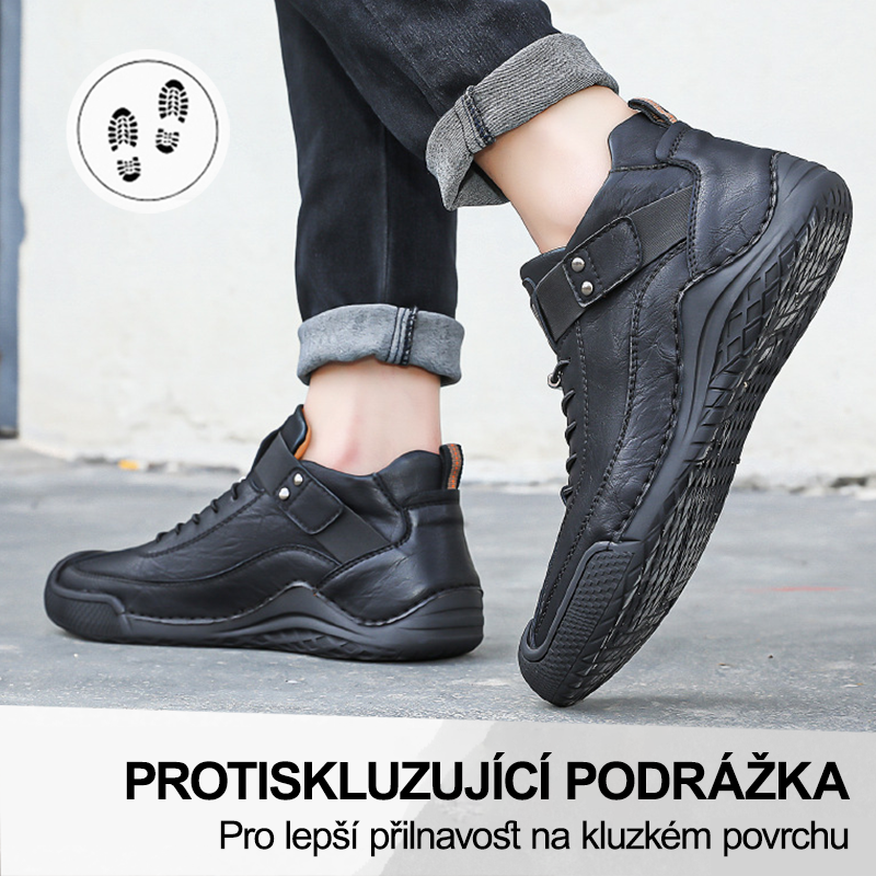 🔥50% sleva dnes – Získejte ji hned teď! | Prémiová módní kožená obuv | Ergonomický design | Ortopedická a proti bolesti