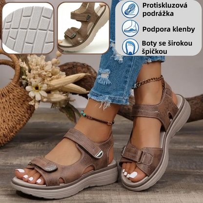 🎁Dnes za poloviční cenu - nenechte si to ujít| Ergonomicky tvarované ortopedické sandály - bezbolestná chůze👞Zajišťují pohodlnější chůzi