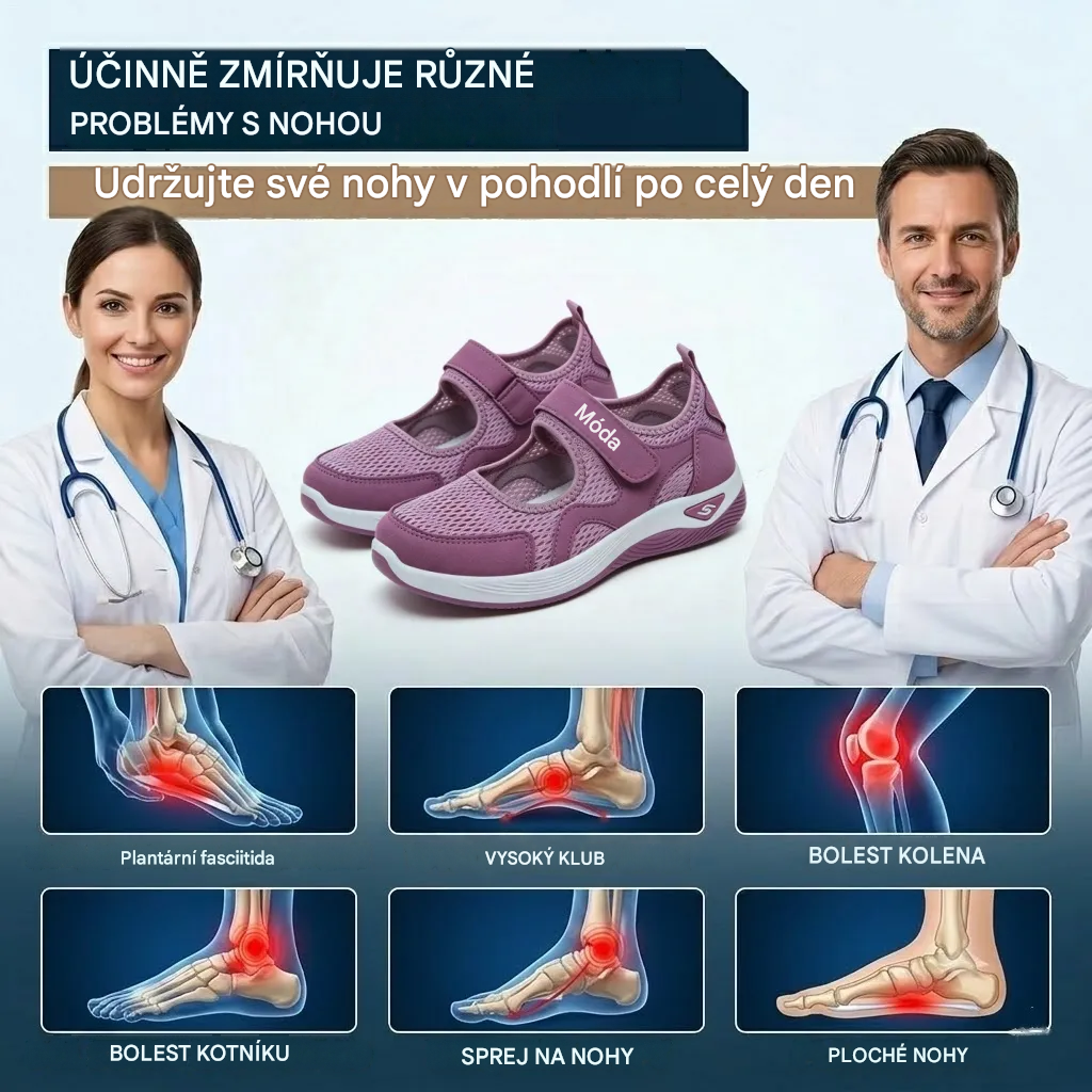【⏰Dnes sleva 60 % – nenechte si to ujít!】Nové módní sandály pro rok 2026✅Široká špička + nastavení suchým zipem + vzduchové polštáře + 🔴Vícebodová opora klenby