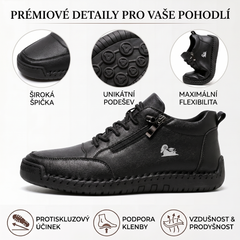 🔥 50% sleva – Nenechte si ji ujít| Vybraná obuv z telecí kůže – ortopedické boty – 👞 – odolné, protiskluzové a nepromokavé |podpora klenby, úleva od bolesti, unisex