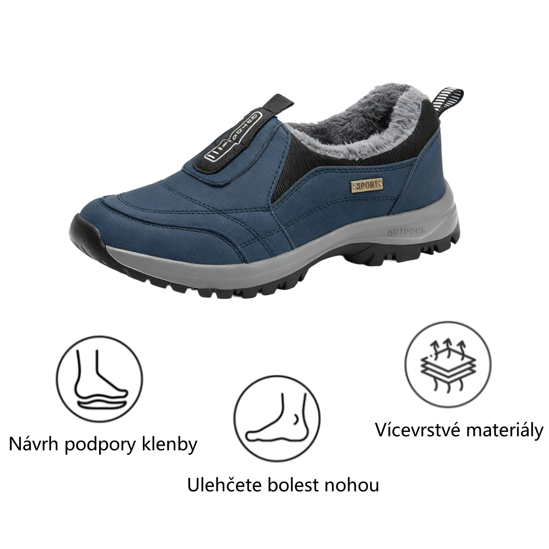 Slancks® | Ergonomicky tvarovaná ortopedická obuv | Plyšová podšívka pro úlevu od bolesti nohou, zad a kloubů | Unisex
