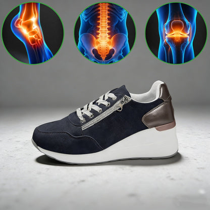 Dámská volnočasová obuv Slancks® | Pohodlné tenisky – Ergonomicky tvarovaná lékařská ortopedická obuv s oporou klenby pro účinnou úlevu od bolesti nohou.