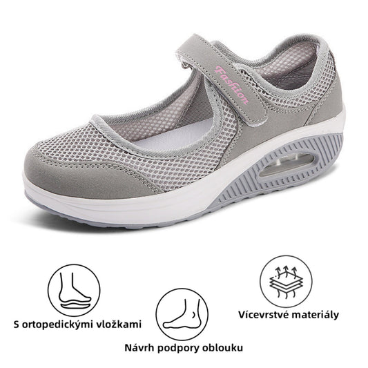 🔥Dnes za poloviční cenu | Dámská prodyšná ortopedická obuv, vysoce tlumící nárazy - s 168 patenty na obuv👞 Usnadňuje chůzi