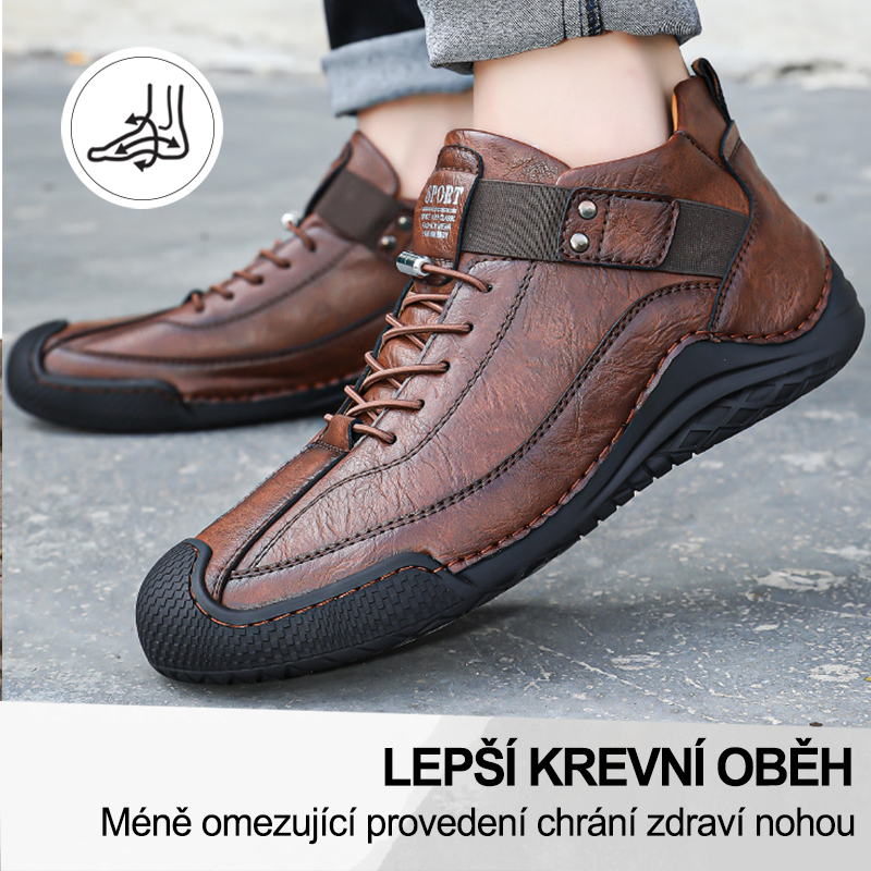 🔥50% sleva dnes – Získejte ji hned teď! | Prémiová módní kožená obuv | Ergonomický design | Ortopedická a proti bolesti