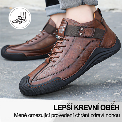 🔥50% sleva dnes – Získejte ji hned teď! | Prémiová módní kožená obuv | Ergonomický design | Ortopedická a proti bolesti