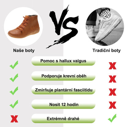 🔥Dnes za poloviční cenu - nenechte si to ujít｜ Ergonomicky navržená ortopedická obuv - design podpory klenby 👞Snadno se zbavte bolesti nohou